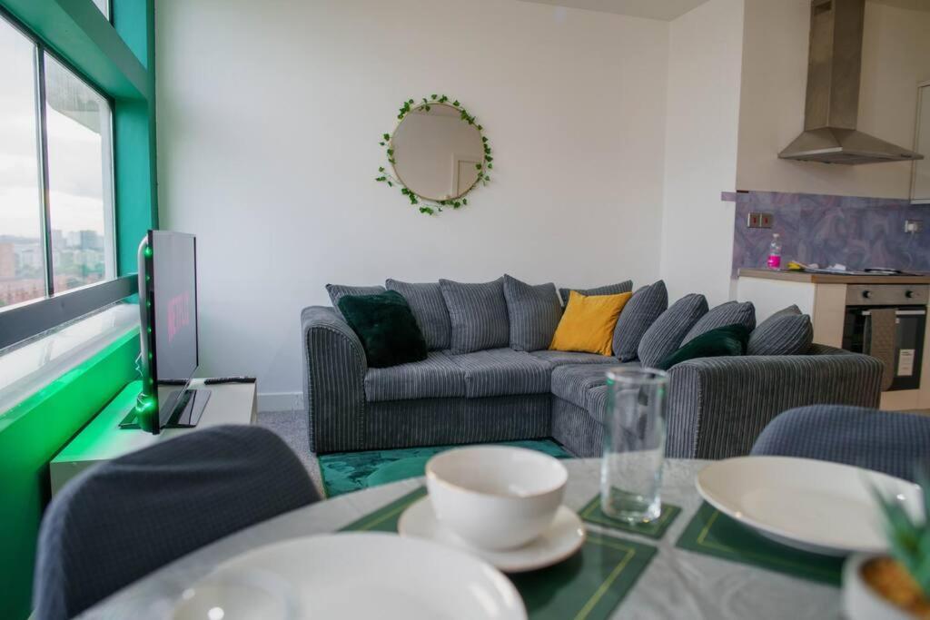 Manchester City Centre Apartment, Skyline View Exterior foto
